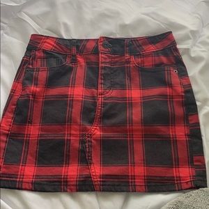 Plaid Mini skirt